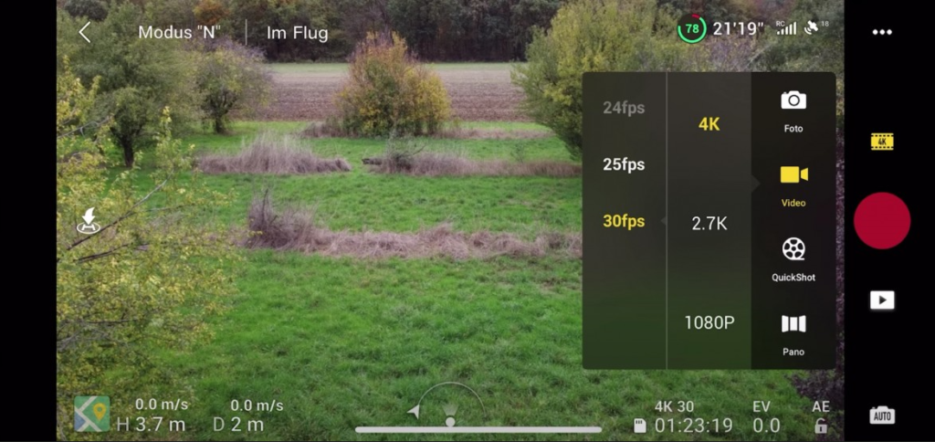 dji mini2  : Test , essaie : Les vidéos 4K sont désormais également possibles